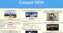 Desktop Screenshot of croquet-nsw.org